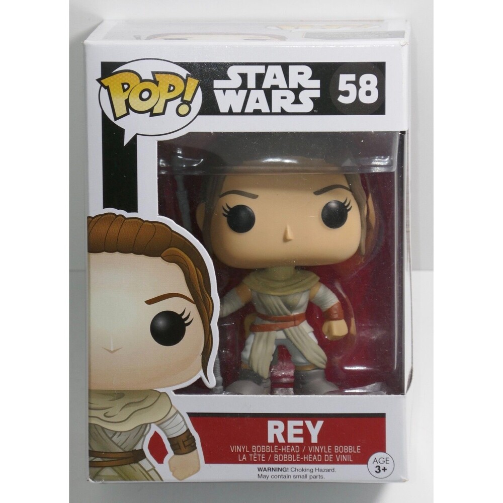 Funko POP! Star Wars The Force Awakens Rey Vinyl Bobblehead Figure #58